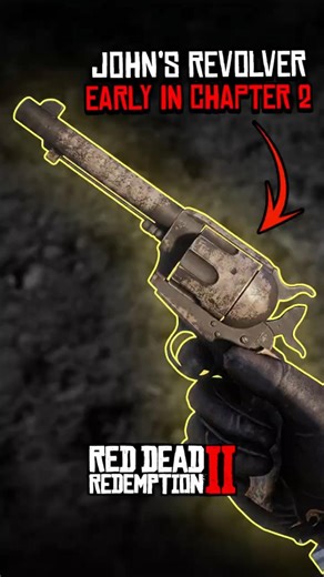 How To Get John’s Revolver Early In Chapter 2 #rdr2 #reddeadredemption2 #johnmarston #rdr2glitch