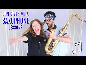 My husband gives me a sax lesson... | Team Recorder