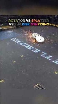 [Robot Battle Arena] - Rotator VS Splatter VS The Disk O'inferno