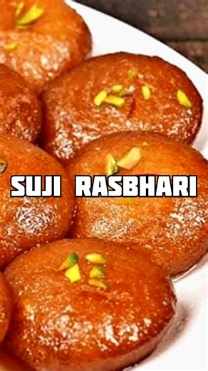 Suji Rasbhari Recipe 😋😍 | Roshobora Sweet | #shorts #rasbhari #sujirecipe #festival #trending