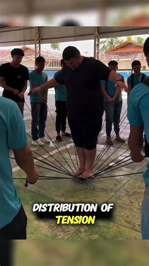 Mind-Blowing Tensegrity Experiment! 🤯 How Does This Stay Up?!