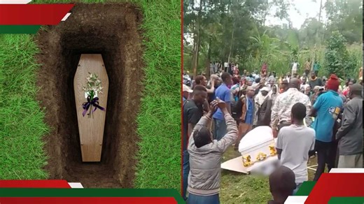 "Wuui": Screams at burial after coffin falls, bursts open as mourners watch