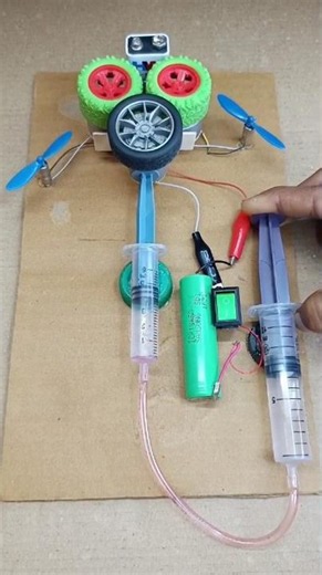 DIY science project working model exhibition for students #shorts #dcmotor #experiment