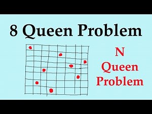 8 Queen problem in HINDI. 8 queen problem using backtracking. 8 queen puzzle/ N queen Puzzle हिंदी