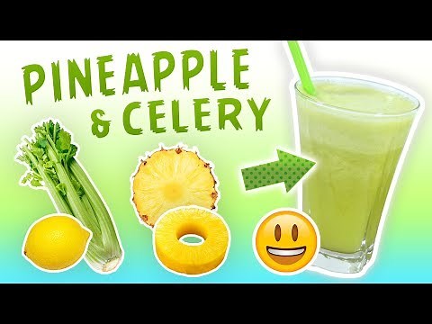 Pineapple Celery Smoothie (Fat Burning Smoothie Recipe)