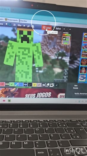 como criar uma skin e usar ela no minecraft Java original pc