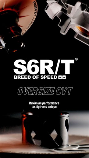 🔥🔥 Transmission CVT kit oversize Stage6 R/T 🏁🏁 💣💣 Experience the Stage6 R/T oversize pack, engineered in Germany for maximum performance and premium quality 🚀🚀 🔞🔞 This high-end variator kit enhances power delivery across the entire RPM range, ensuring smooth acceleration and increased top speed 🚧🚧 ⚙️ Kit Includes : ✅✅ Stage6 R/T Oversize Variator – 6 rollers (19x15.5 mm), anti-friction coating, optimized ramp angles ✅✅ Ventilated removable pulley – Reduces friction during intense use