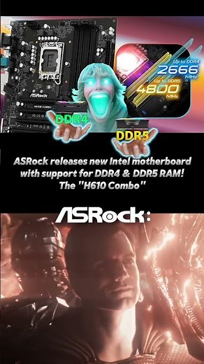ASRock H610 Combo DDR4/DDR5 motherboard
