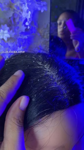 ASMR tienes caspa #asmrtienescaspa