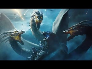 Godzilla King of the Monsters - Godzilla Vs King Ghidorah All Fight Scenes - full screen