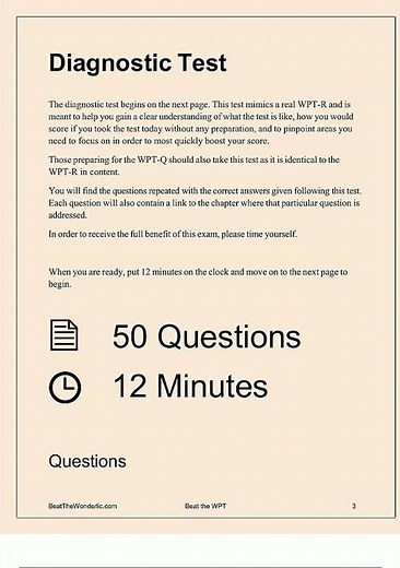 Latest Wonderlic Test Practice Complete Questions with Answers and Detailed Explanations522 video