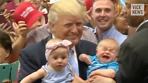 Donald J. Trump has a complicated history with babies. | VICE News