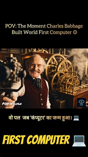POV: The Moment Charles Babbage Built the First Computer | जब मशीन ने सोचना शुरू किया"‪@GautamGsPathshala0‬