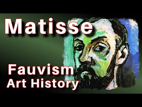 Henri Matisse, Cut outs, Drawing with Scissors and Fauvism Paintings Art History Documentary Lesson