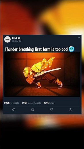 Zenitsu using thunder breathing first form #zenitsu #demon slayer #thunder breathing