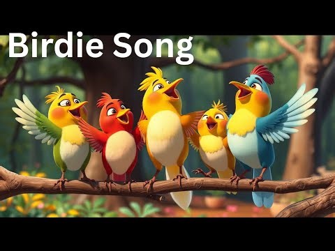 Birdie Dance Song For Kids | Learn Birds Names And Sounds | Nursery Rhyme | Cute Birds Song