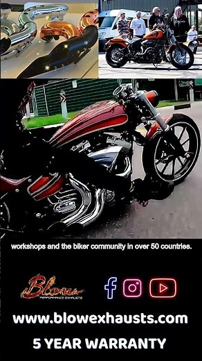 Blow Performance Exhausts "3 Step Header System" Best Harley Davidson Exhausts #harley #harleysound