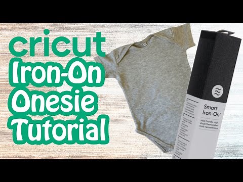 Iron on Onesie Tutorial With Your Cricut