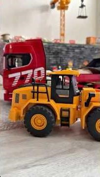 RC Truck Disaster! 😱 Bulldozer FALLS Off Mid-Drive 🚛💥 (Wait for the Horn!)