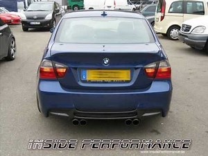 insideperformance Auspuff für BMW E90-E93 im 4-Rohr Performance-Look - hier: 325i