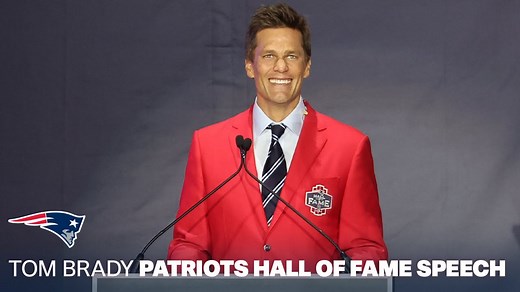 Tom Brady's Patriots Hall of Fame Speech