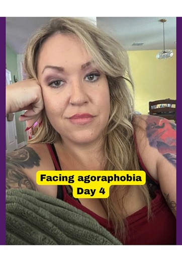 Day 4 of facing my agoraphobia was a success!! I honestly and truly cannot thank you all enough for cheering me on and sending so many positive vibes my way. I feel so beyond grateful. (also my editing software automatically picked these pictures to go along with the video which my lazy ass thought was cool, but I have no control over the subject of the pictures and hope I’m not offending anyone). #facingagoraphobia #agoraphobia #mentalhealth