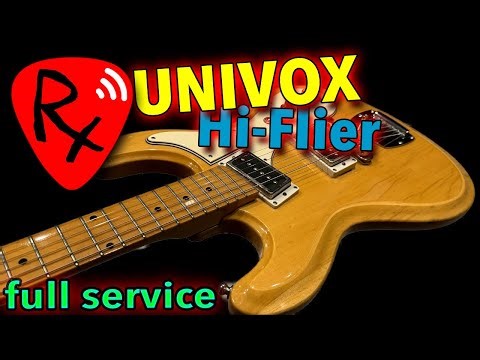 Univox Hi-Flier Full Service - Nut Repair - part 7