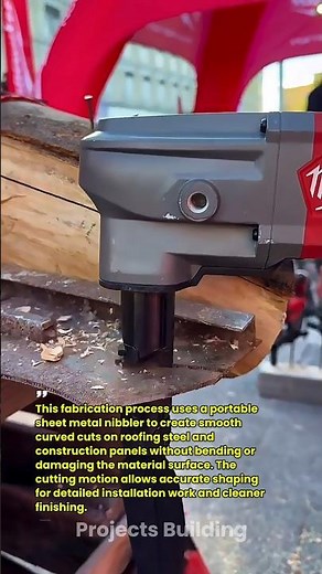 Precision Sheet Metal Cutting With Portable Nibbler Tool