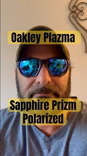 Oakley Plazma Sapphire Prizm Polarized #oakley #polarizedsunglasses #plazma