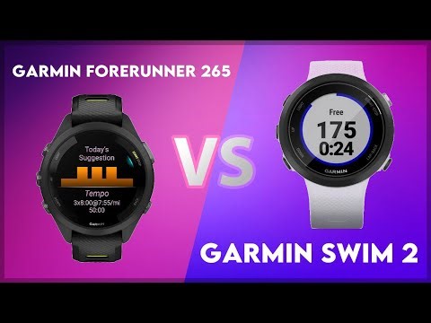 Garmin Forerunner 265 vs Garmin Swim 2 Comparison