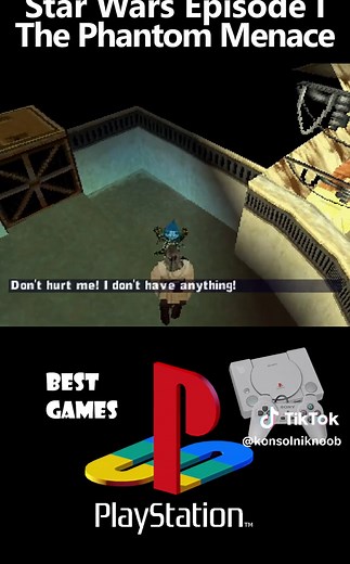 Star Wars Episode I The Phantom Menace PS1 Game