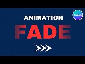 Create Fade Animation Effect in canva | Fade text effect | Text effect