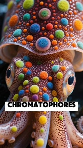 Why Squid Change Color Instantly 🦑✨ Science Explained! #Squid #OceanFacts #MarineLife