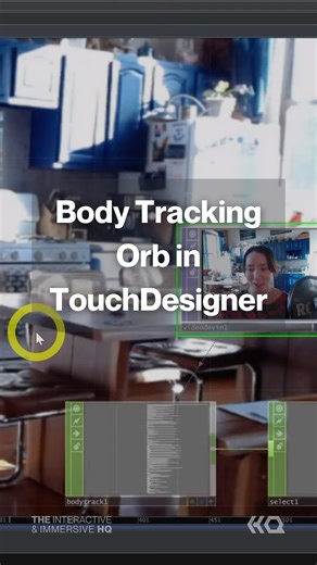 The Interactive & Immersive HQ on Instagram: "Crystal teaches you how to make an interactive body tracking orb in TouchDesigner 💻 The link to this tutorial is in our bio! 🔗 #interactiveimmersivehq #touchdesigner #touchdesignervisuals #touchdesignercommunity #interactiveart #bodytracking"