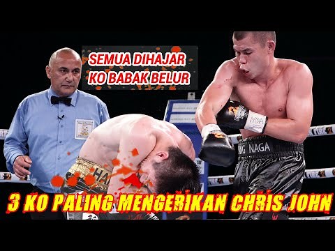 Inilah 3 Kemenangan KO Paling Mengerikan!!! CHRIS JOHN | Tinju Dunia Hari Ini