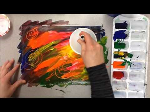 Eric Carle Painting Technique