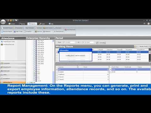 ZKTime.net Tutorial 6 - Attendance Management and Report Management