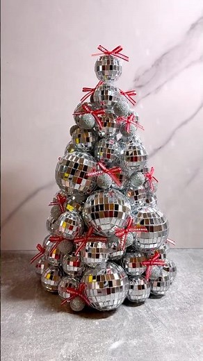 DIY Disco Ball Christmas Tree 🎄
