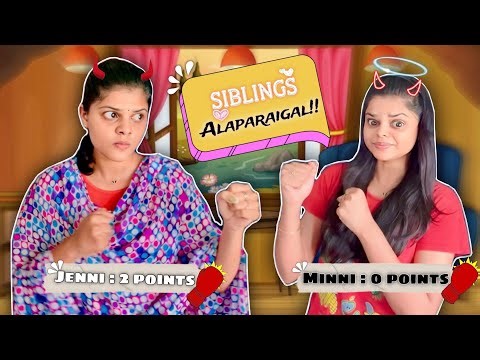 JENNI Vs MINNI Siblings Atrocities!! | Sisters Alaparaigal l Jenni's Hacks