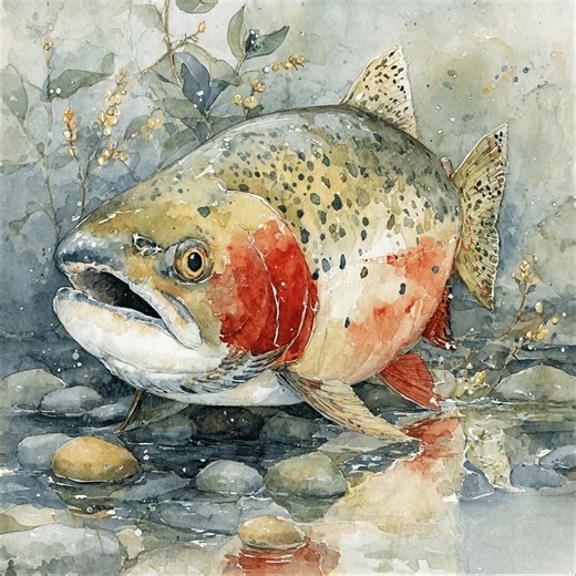 35 Watercolor Fish Wall Art Bundle for DIY Decor, Fishing Room Art, Sublimation Pngs, Printable Fish Art for Crafters and POD Use - Etsy