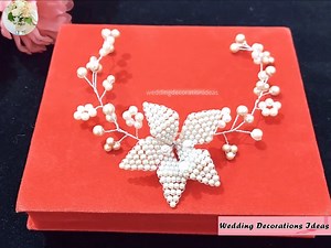 How to Make Amazing Pearl Bridal Hair Vine | Wedding Decoration Ideas