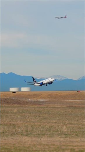 Blink and You’ll Miss This United 737 Star Alliance Livery Takeoff at DEN
