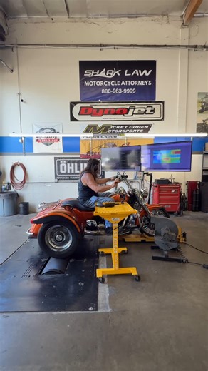 Mickey Cohen Motorsports on Instagram: "Yeah trikes get dyno tuned here too. If you have a trike then you know what to do!! #harleytrike #harleydavidsonmotorcycles #harleyrg3 #harleythreewheeler #triglide"
