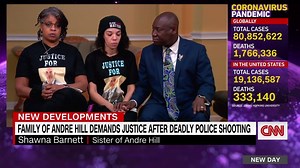 The family of Andre Hill, an unarmed Black man who was fatally shot by a Columbus, Ohio, police officer, are demanding justice. Hill’s sister describes watching body cam video of the shooting, “I saw them take my brother’s life… within a matter of seconds. No questions asked or anything," Shawna Barnett said. | CNN Replay