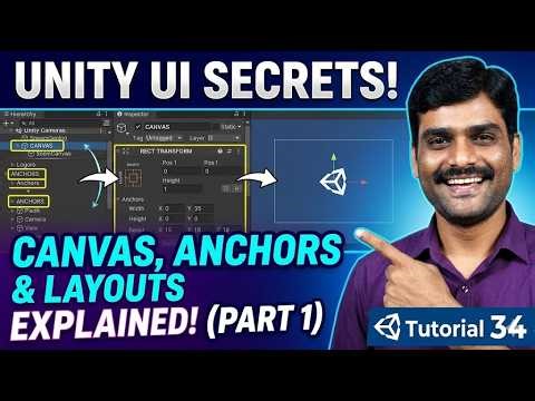 Unity UI Tutorial - Canvas, Anchors & Layout Explained (Part 1)