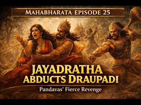 Mahabharata Episode 25 | Jayadratha Abducts Draupadi | Pandavas’ Fierce Revenge