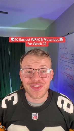 No BS Fantasy Football | Easiest WR Matchups - Week 12 Fantasy Football #fantasyfootball | Instagram
