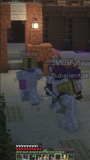 ⚔️🎮Minecraft Multiplayer 2v2 PvP Strategy Highlight🔥🏹