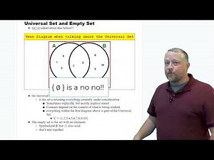 6 - Universal Set and Empty Set