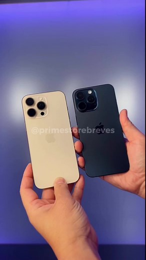  iPhone 16 Pro Max vs iPhone 15 Pro Max! Você consegue notar a diferença no tamanho e na aparência? Desert Titanium vs Blue Titanium. Você fará o upgrade para o novo controle de câmera, tela um pouco maior, chip A18 Pro e a câmera atualizada ou vai continuar com o smartphone iPhone 15 Pro Max? #lojadeiphone #iphone #apple